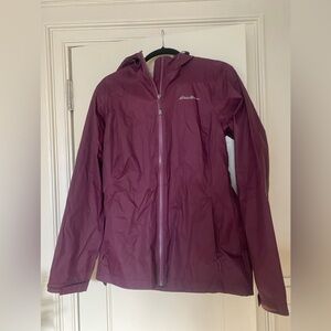 Eddie Bauer Womens Cloud Cap Waterproof Packable Shell - Tall Medium Like New